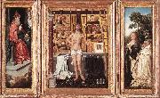 WEYDEN, Goossen van der Triptych of Abbot Antonius Tsgrooten oil painting on canvas